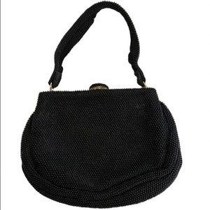 Black Beaded Vintage‎ Bag